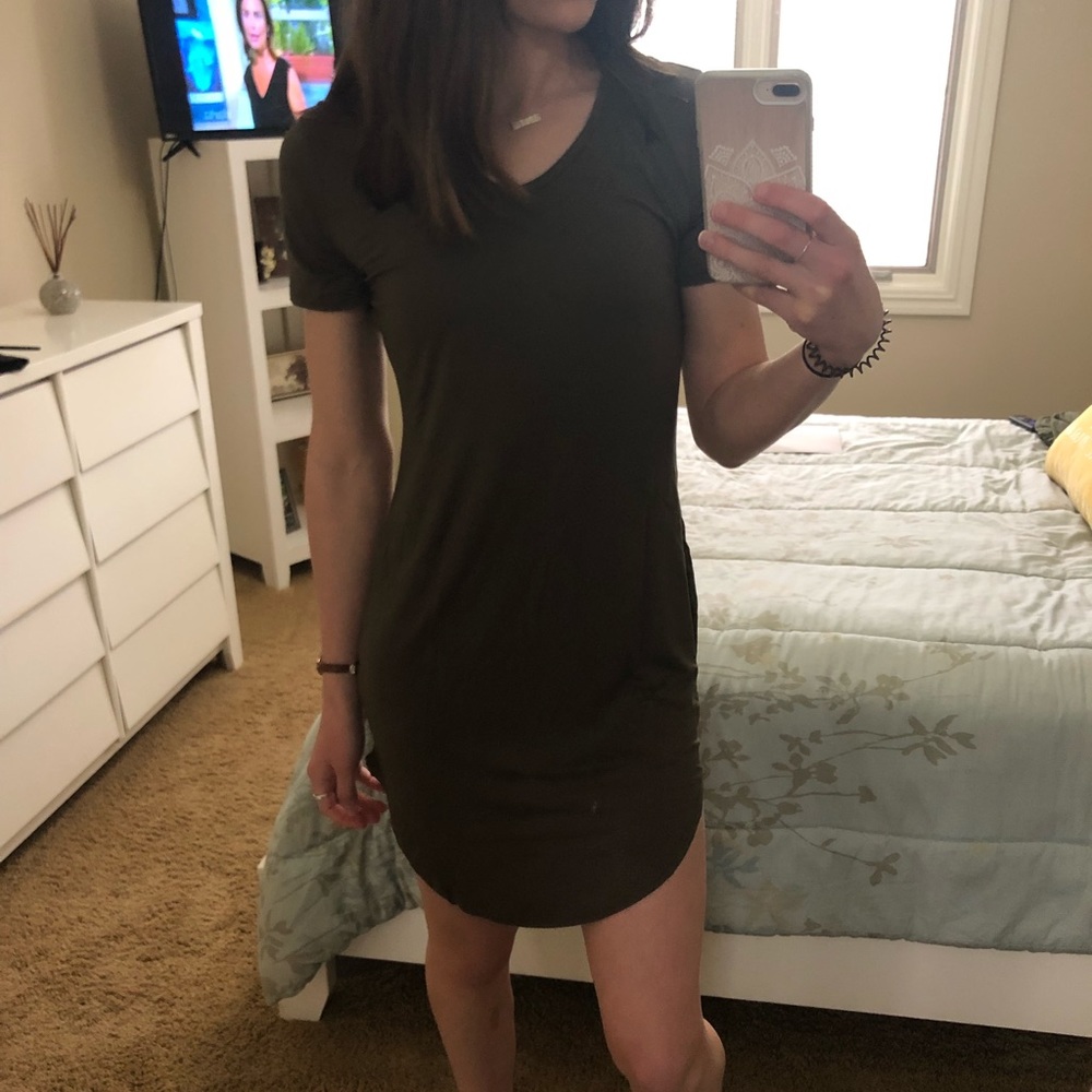 Stretchy Fitted T-Shirt Dress